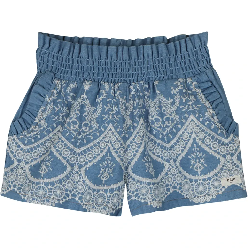 Kort broekje Ize (blue denim)