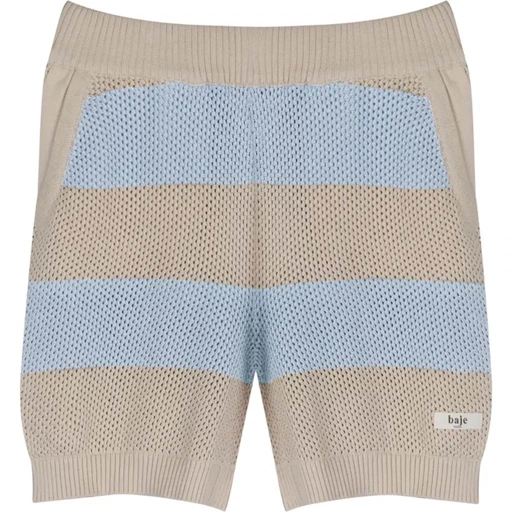 Gehaakte korte broek Seth (blue steel)