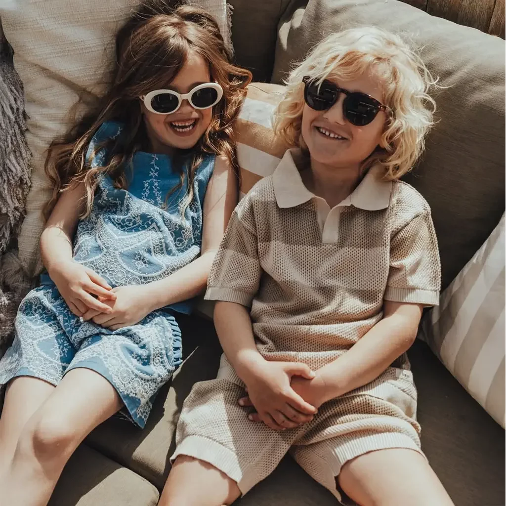 Gehaakte korte broek Seth (taupe)