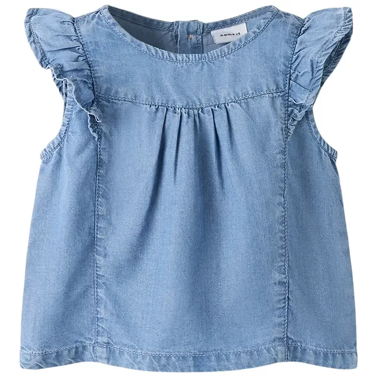 Topje LOOSE FIT Amy (medium blue denim)