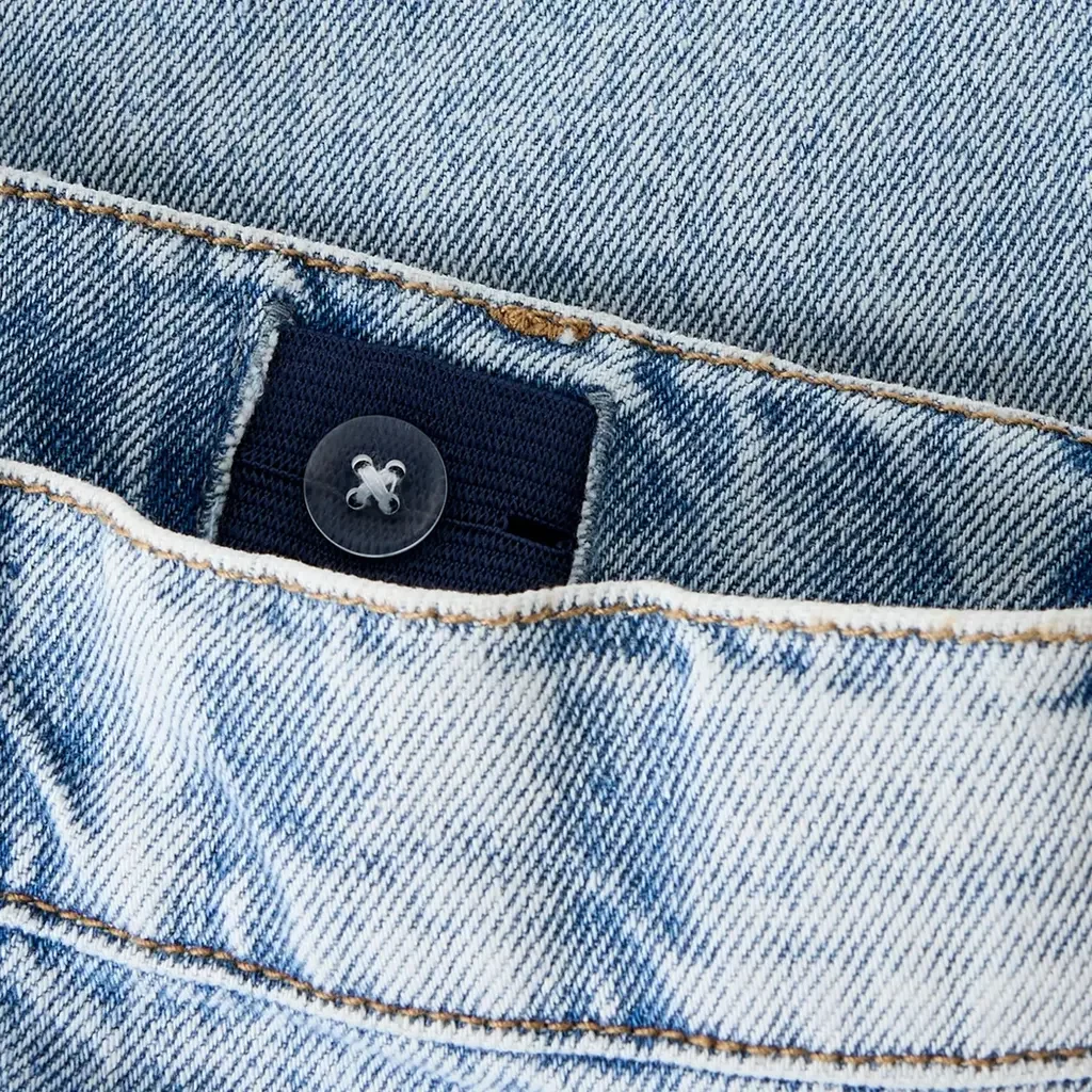 Korte spijkerbroek MOM FIT Rose (light blue denim)