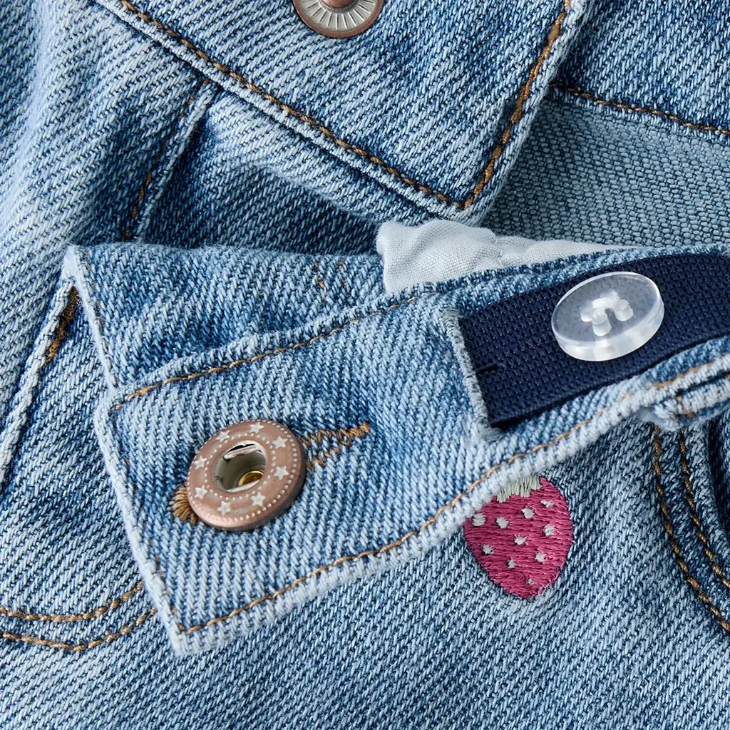 Kort spijkerbroekje REGULAR FIT Rose (light blue denim strawberry)