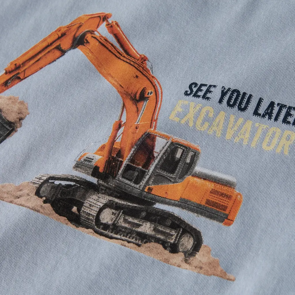 T-shirt Voto (blue fog excavator)