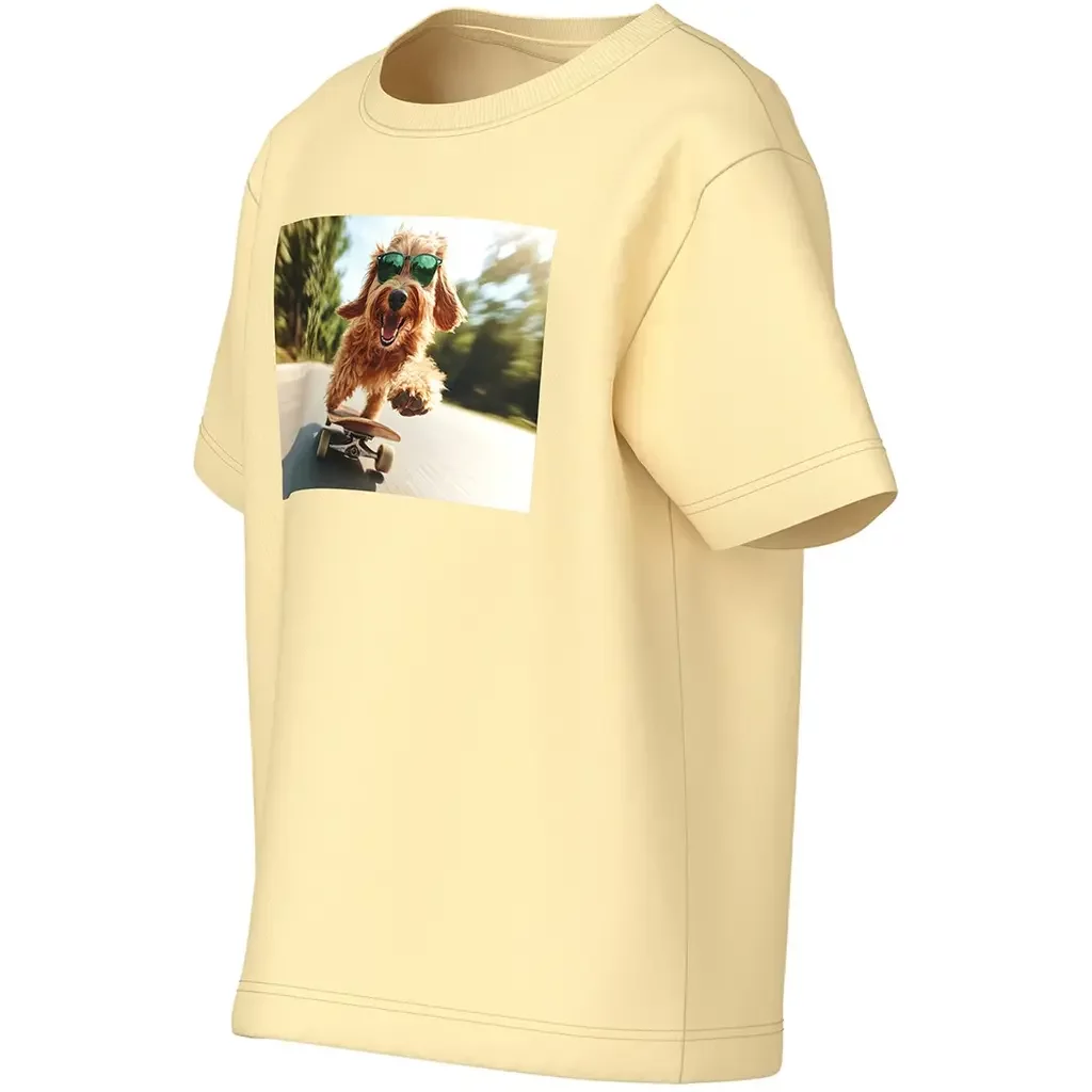 T-shirt Voto (double cream skater dog)