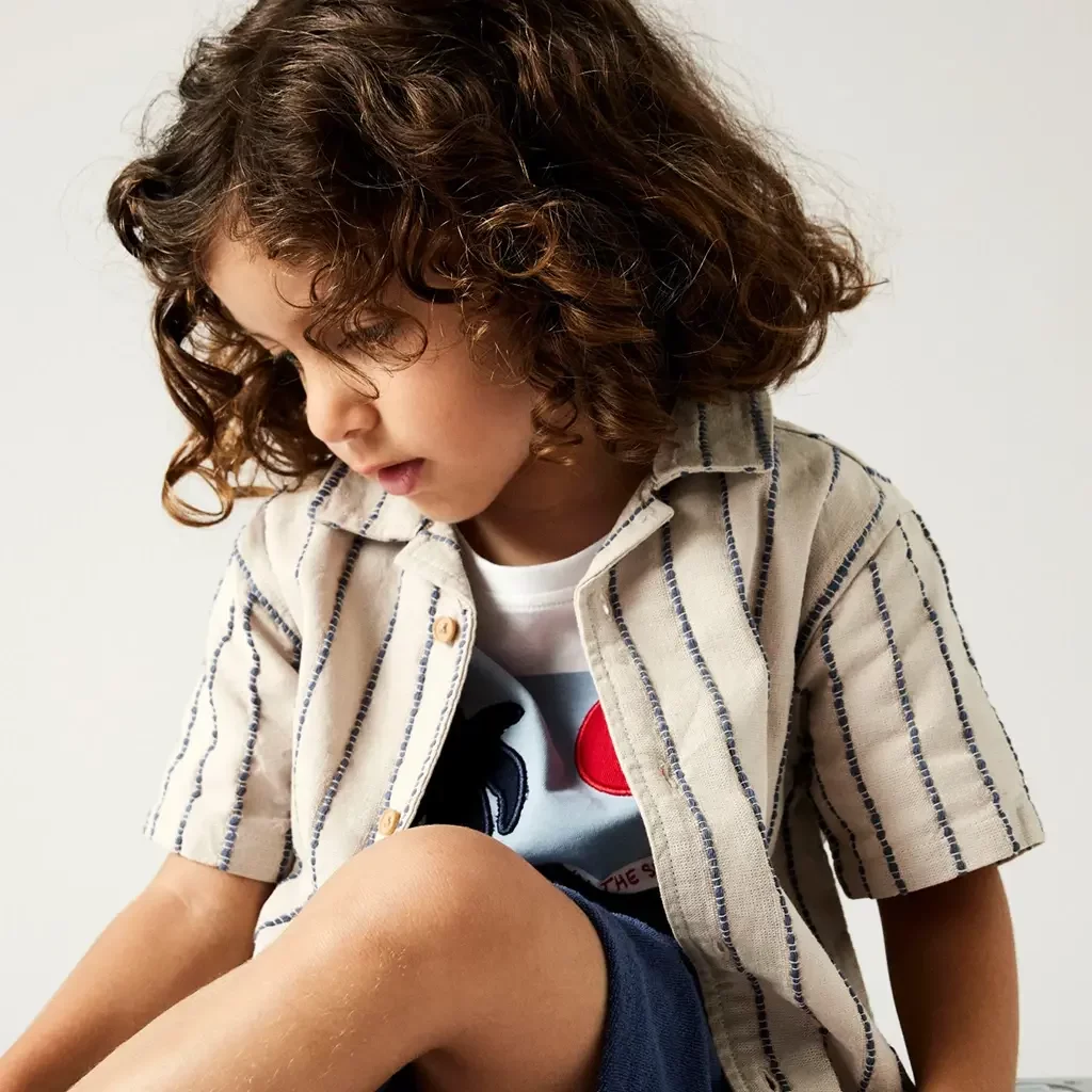 Jasje/overshirt Jax (chateau gray stripe)