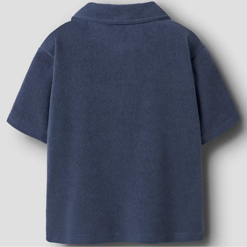 Polo shirt badstof Jared (vintage indigo)