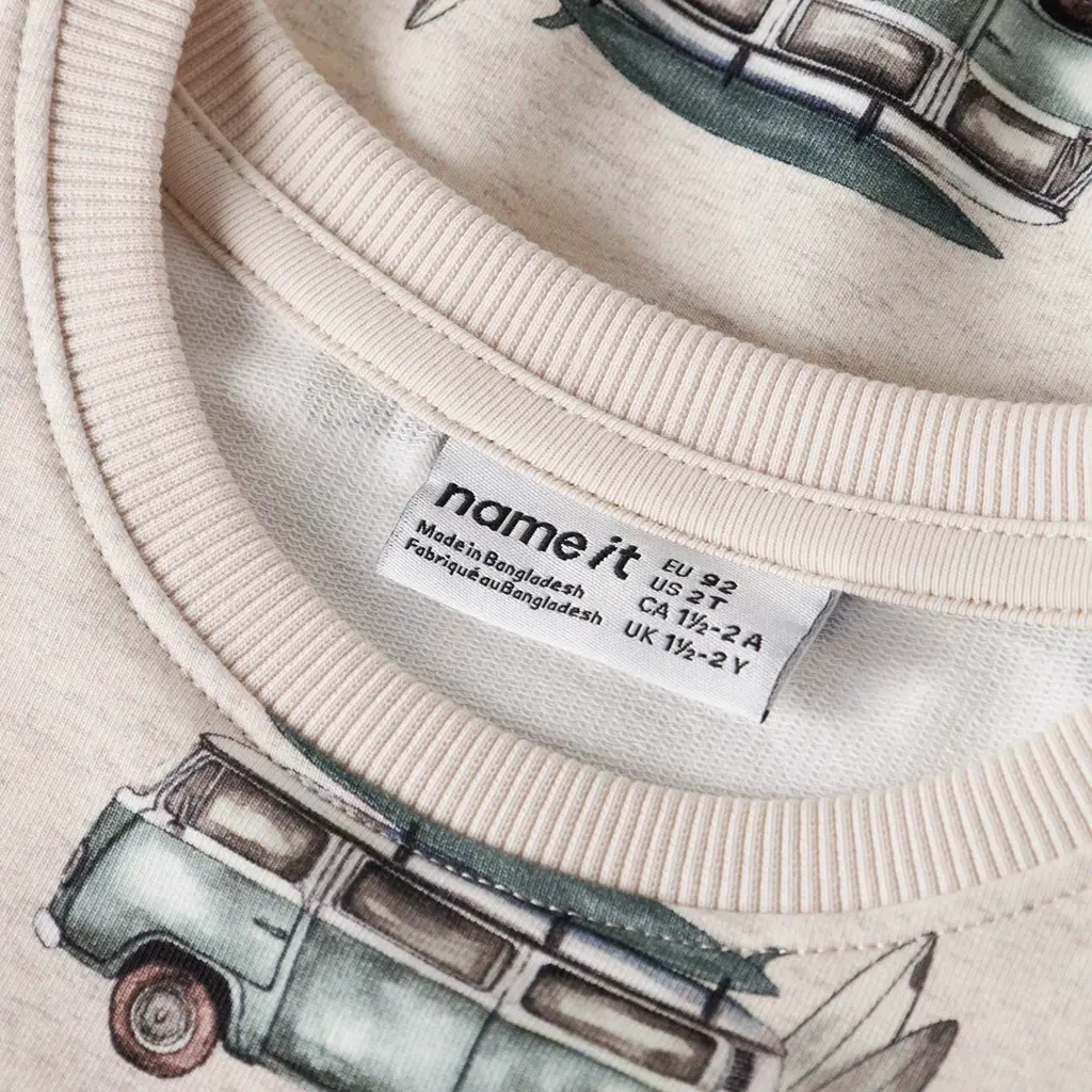 Trui sweat Jaxon (peyote melange)