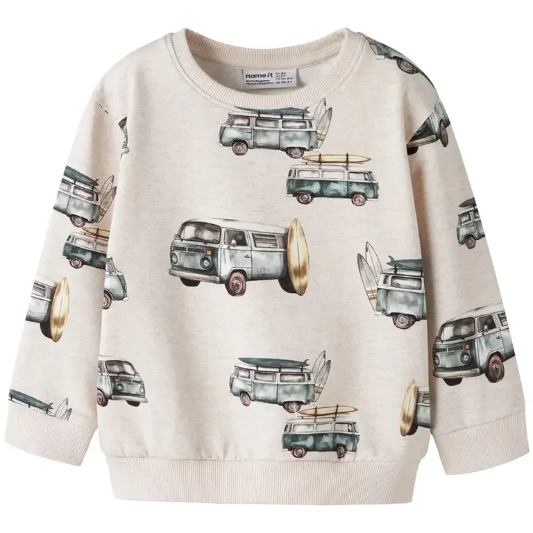 Trui sweat Jaxon (peyote melange)