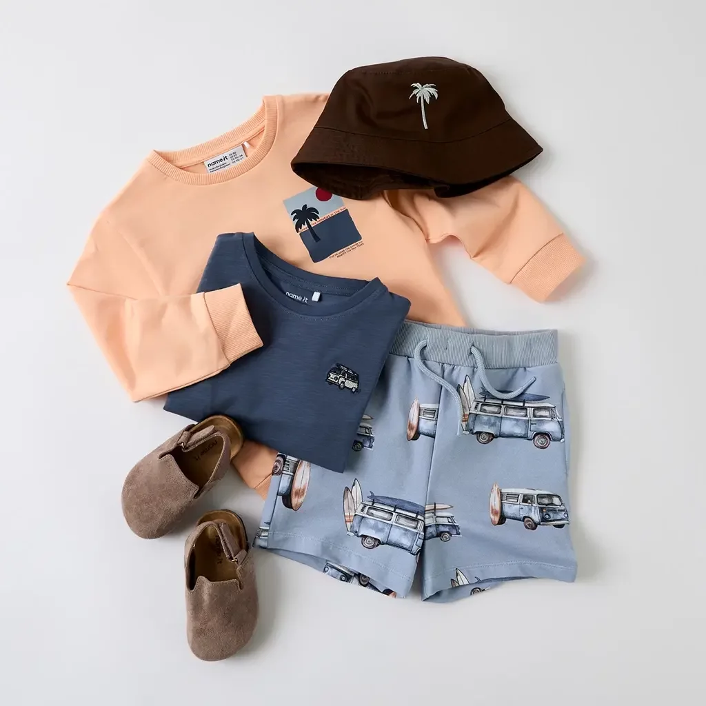 Korte broek Jaxon (blue fog)