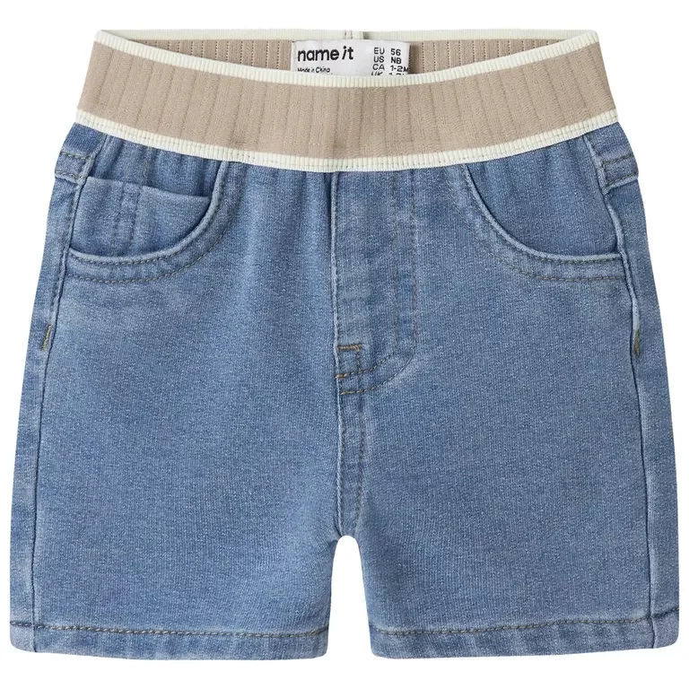 Kort broekje Ben (light blue denim)