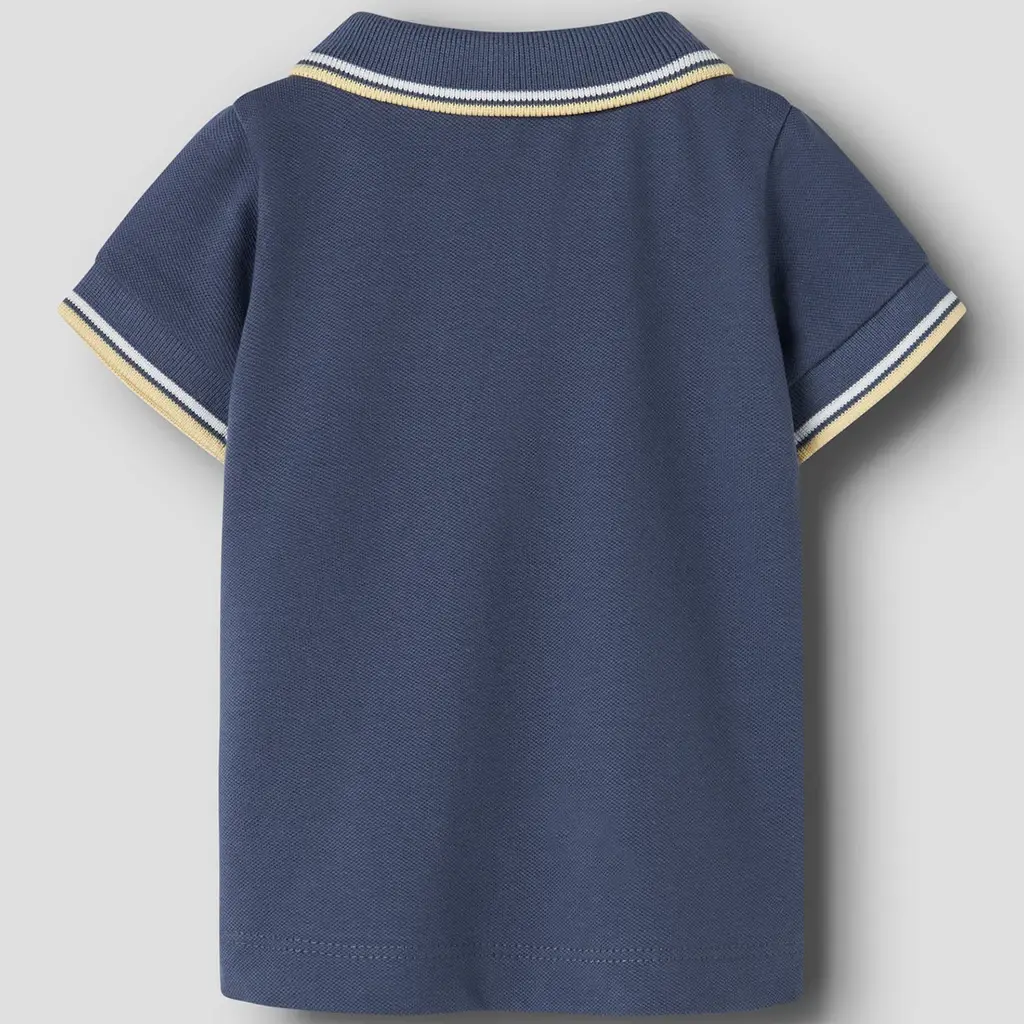 Polo shirtje Jarl (vintage indigo)