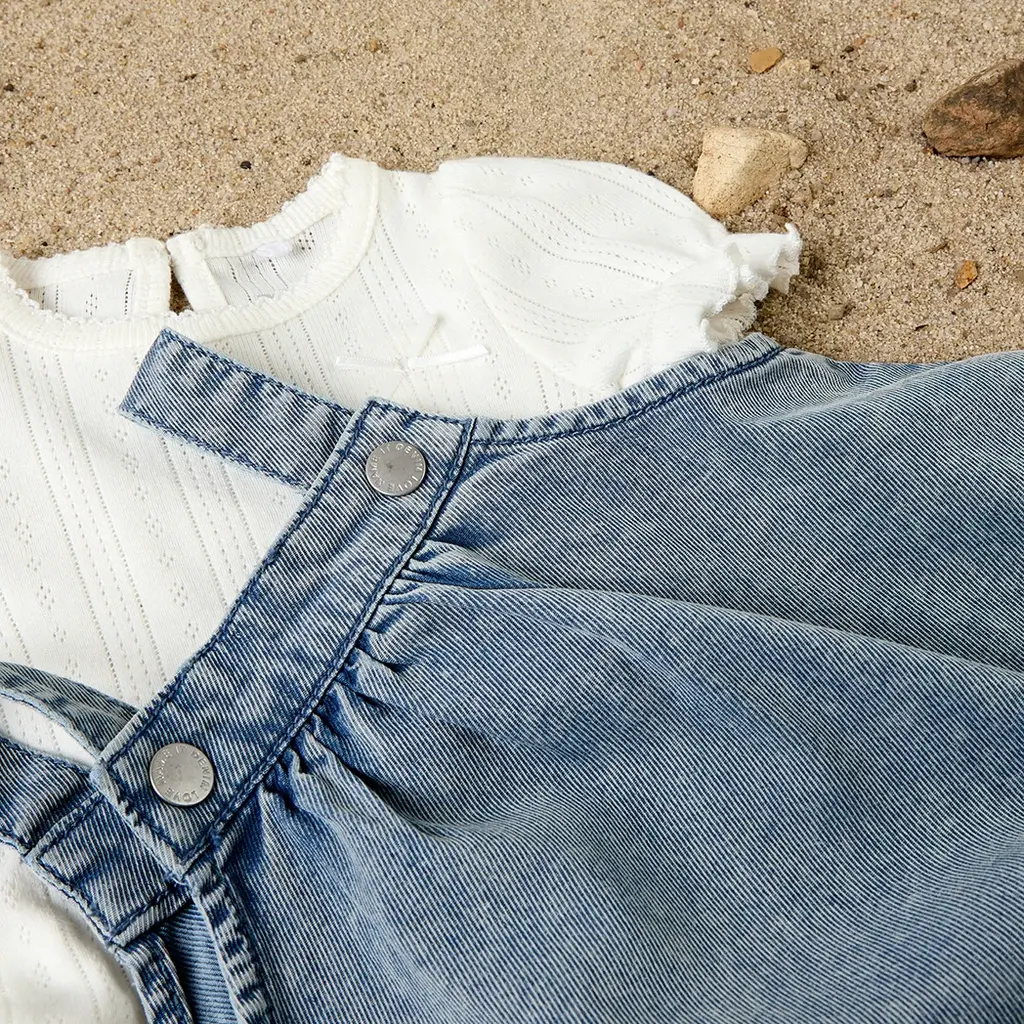 Spijkerjurkje Flora (light blue denim)