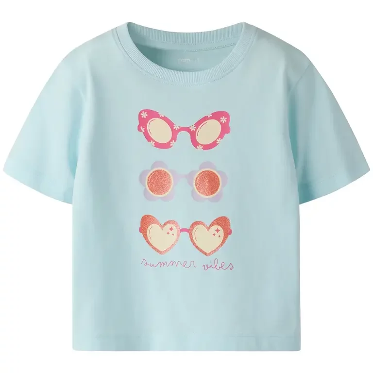 T-shirt REGULAR FIT Janey (delicate blue)