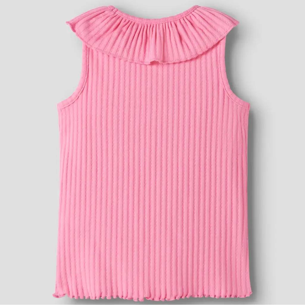 Topje rib SLIM FIT Jessia (pink drink)