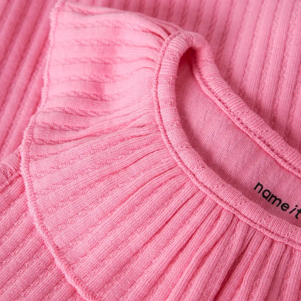 Topje rib SLIM FIT Jessia (pink drink)