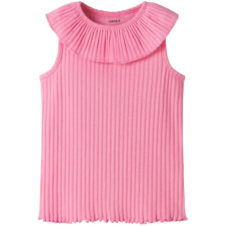 Topje rib SLIM FIT Jessia (pink drink)