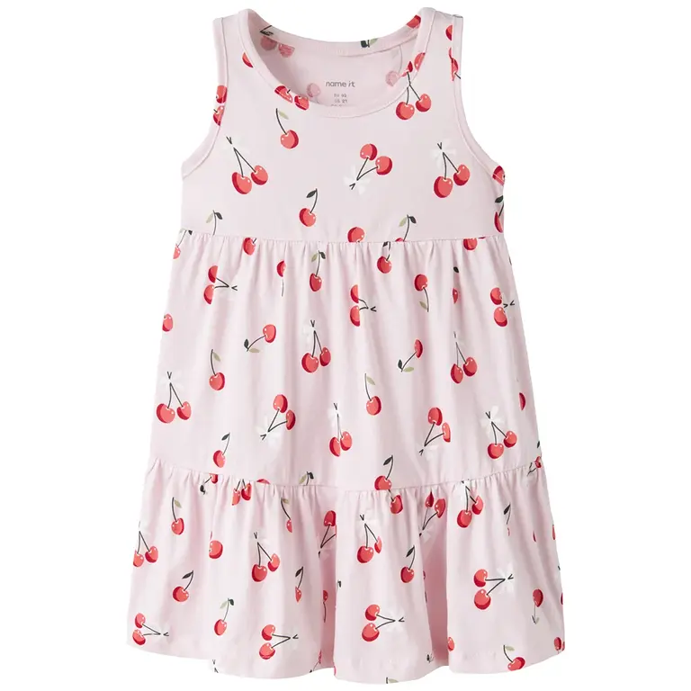 Zomerjurkje REGULAR FIT Vigga (cradle pink cherries)