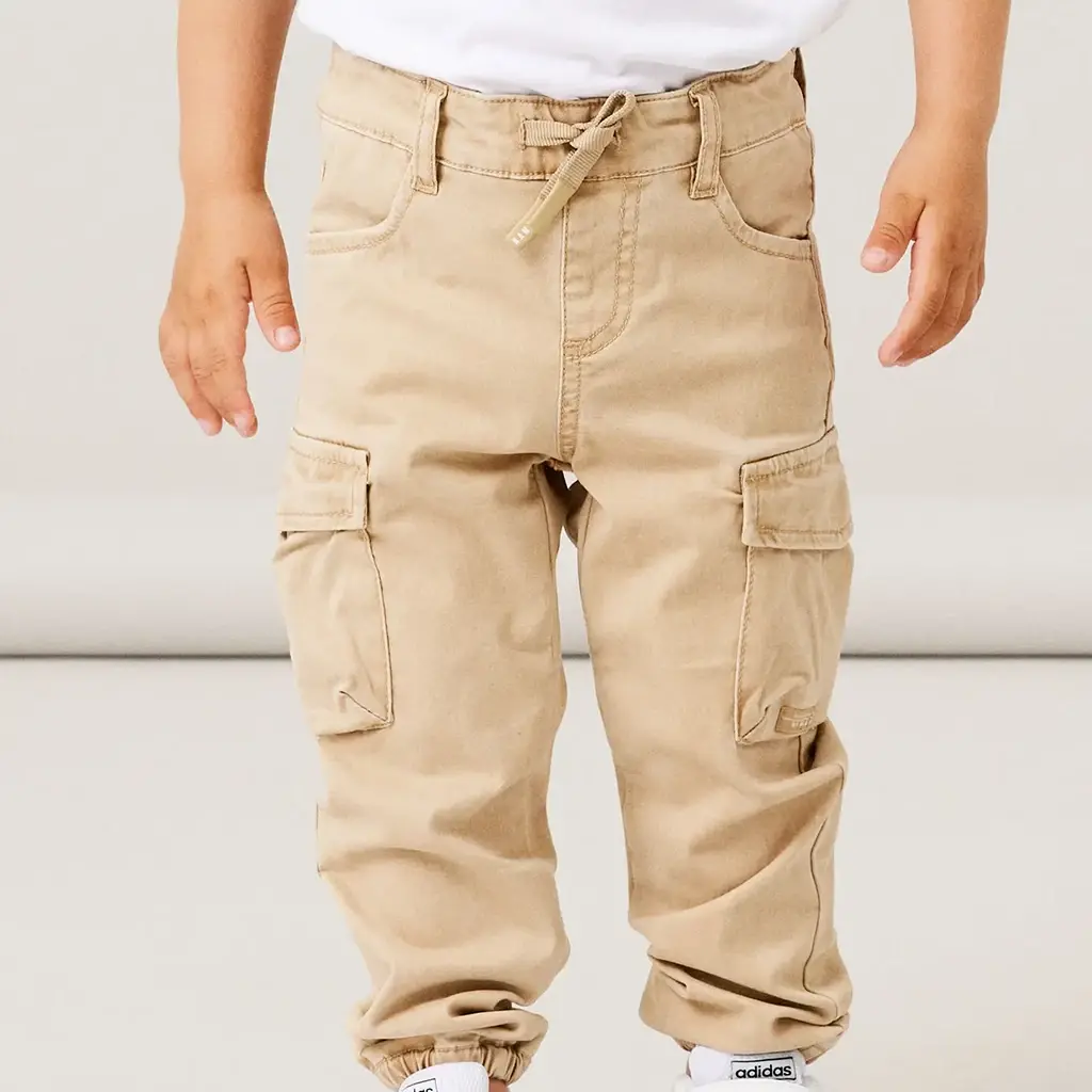 Broek BAGGY cargo twill Ben (incense)