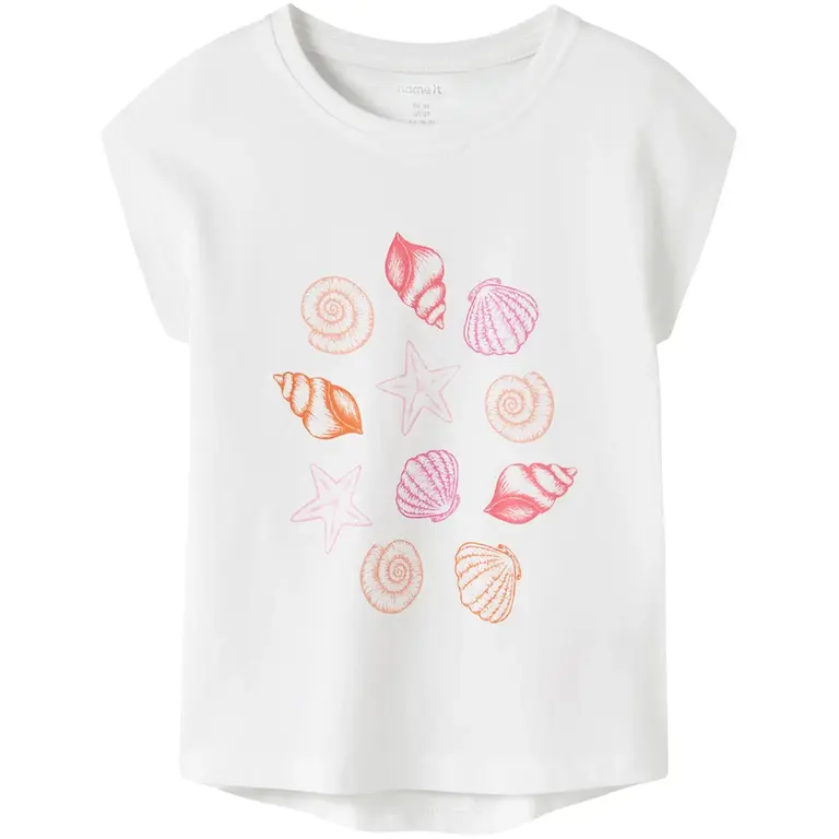 T-shirt REGULAR FIT Vigea (bright white sea shells)
