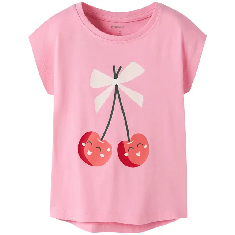 T-shirt REGULAR FIT Vigea (pink drink happy cherries)
