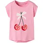 Name It T-shirt REGULAR FIT Vigea (pink drink happy cherries)
