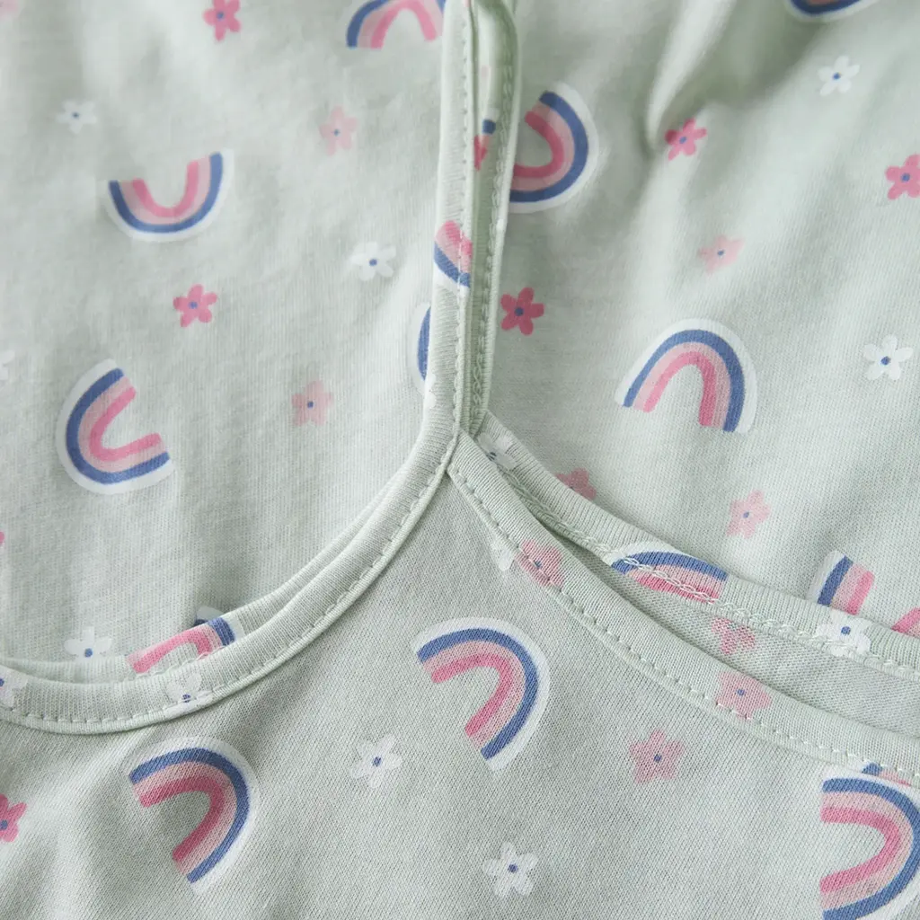 Jumpsuit Vigga (pale aqua rainbow)