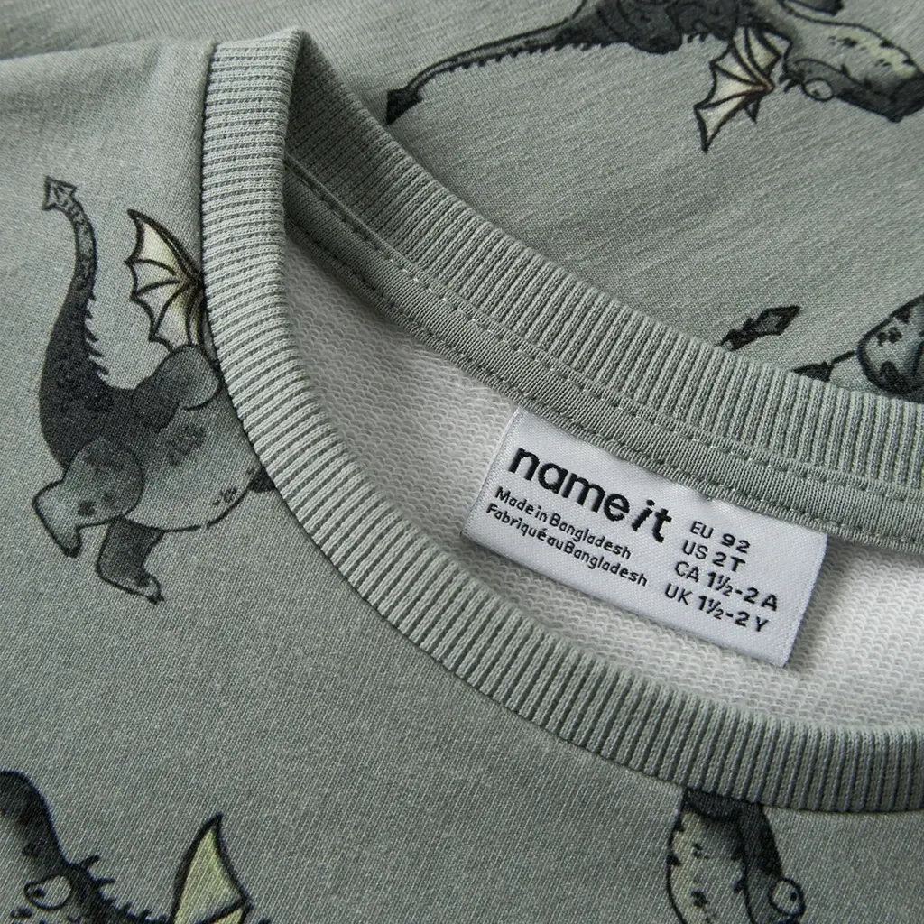 Trui sweat Kasse (green milieu)
