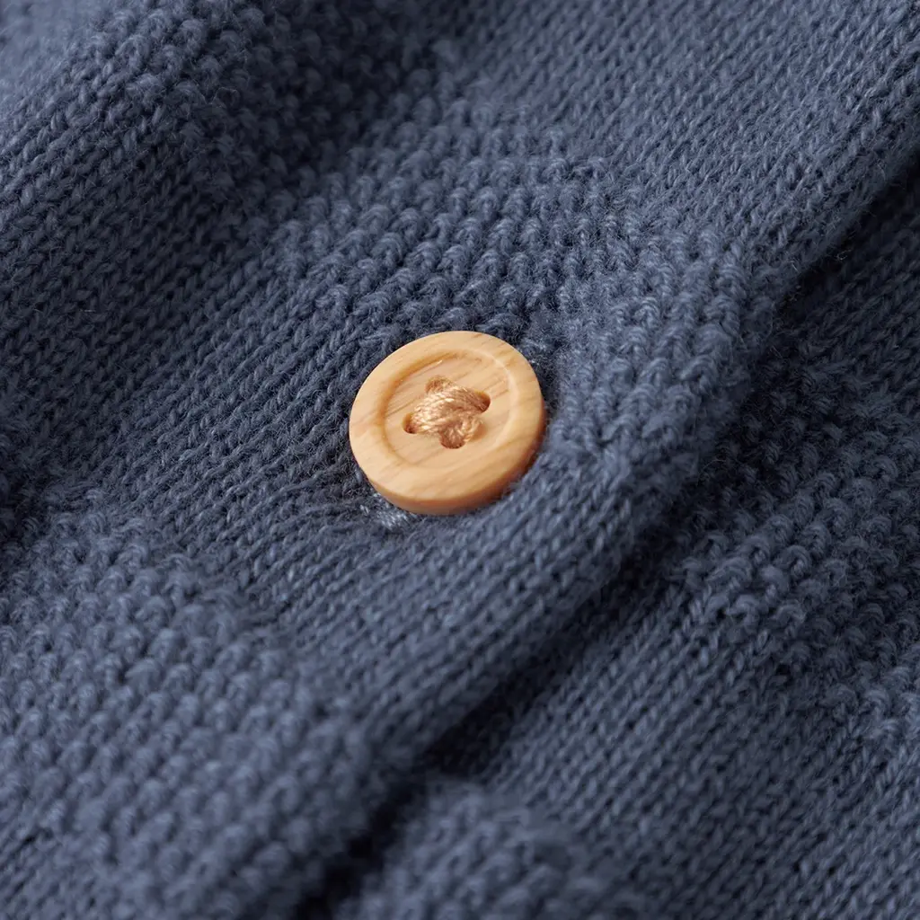 Gebreid vestje Kop (vintage indigo)