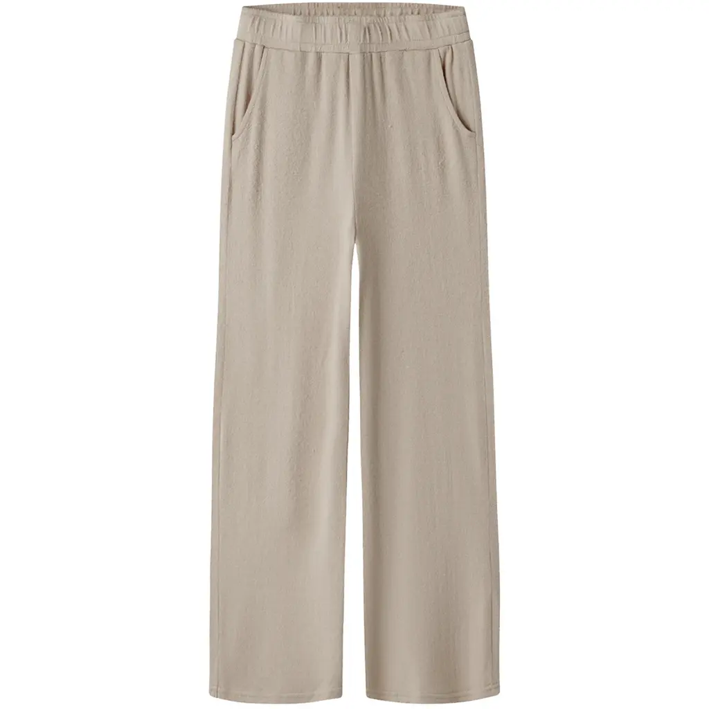 Dun gebreide broek WIDE FIT Kathlon (peyote)
