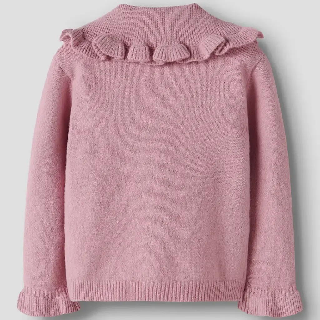 Gebreid truitje met kraag REGULAR FIT Kirstena (lilas)