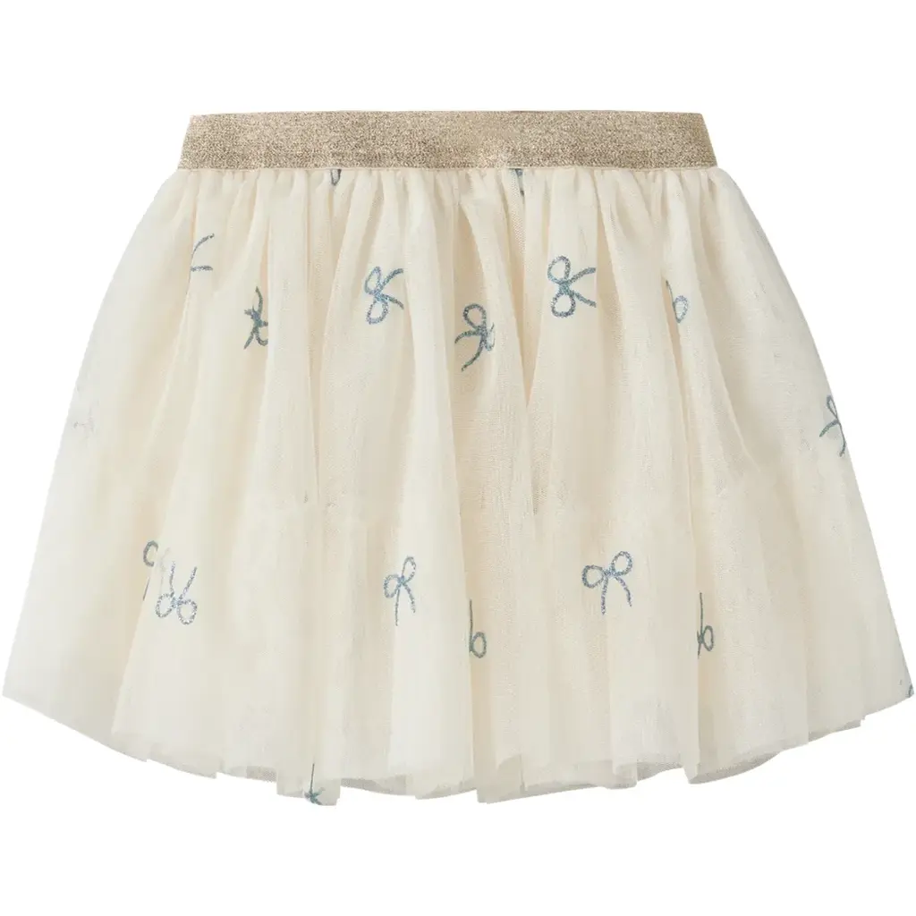Rokje tulle Kira (antique white/vintage indigo)