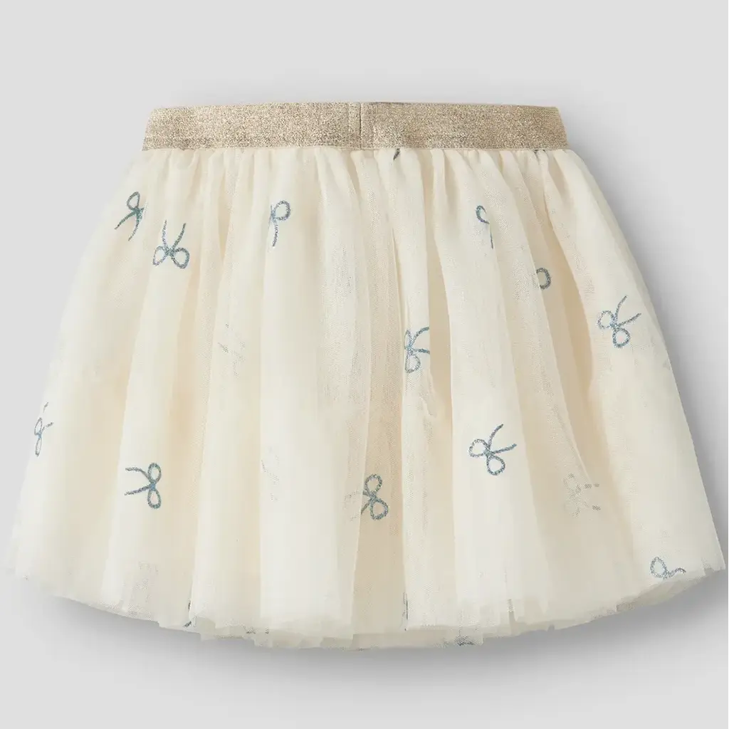 Rokje tulle Kira (antique white/vintage indigo)