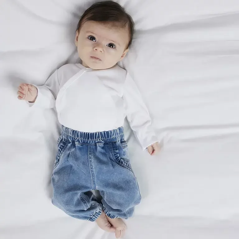 Zacht broekje Rose (medium blue denim)