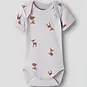 Name It Drie rompertjes Deer (lilac marble/jet stream/lavender gray)