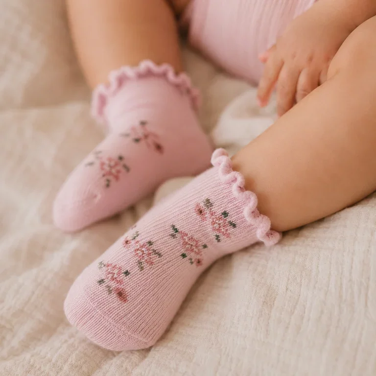 Baby sokjes Hiro (crade pink)