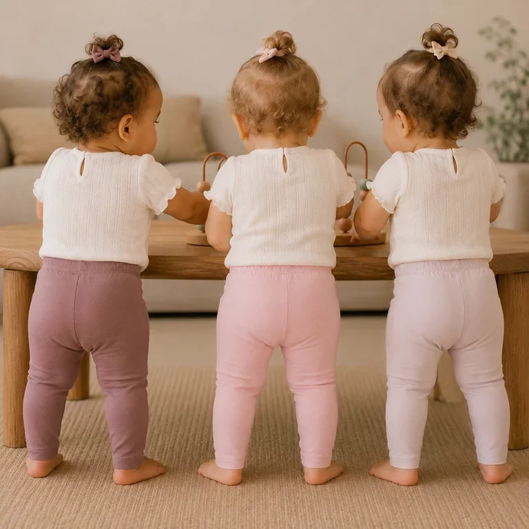 Drie broekjes Vuvivian (cradle pink/mesa rose/pink drink)