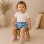 Name It Kort bloomer broekje BAGGY Bella (light blue denim)