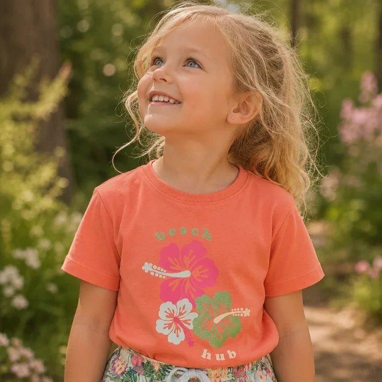 T-shirt REGULAR FIT Janey (fusion coral)