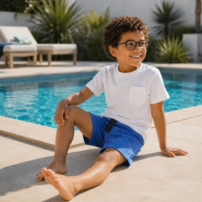 Korte broek Jaxon (nautical blue)
