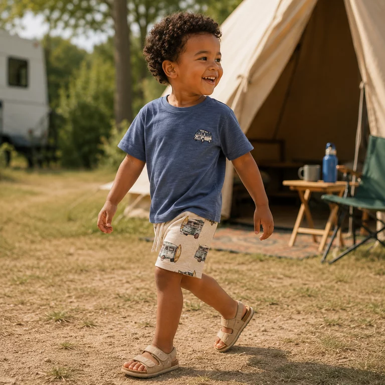 Korte broek Jaxon (peyote melange)