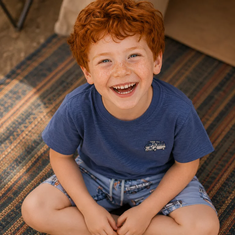 T-shirt Jenso (vintage indigo)