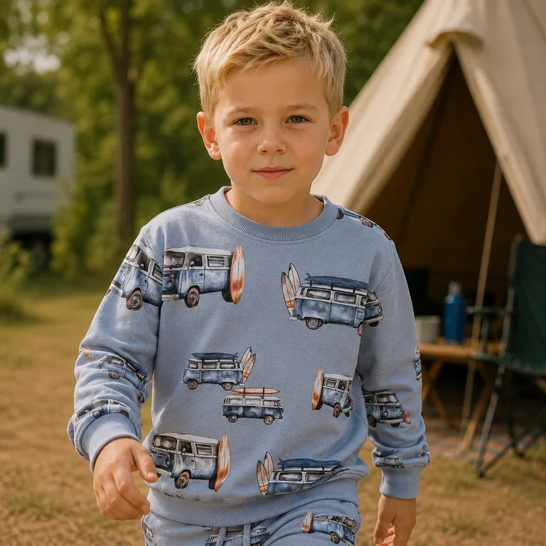 Trui sweat Jaxon (blue fog)