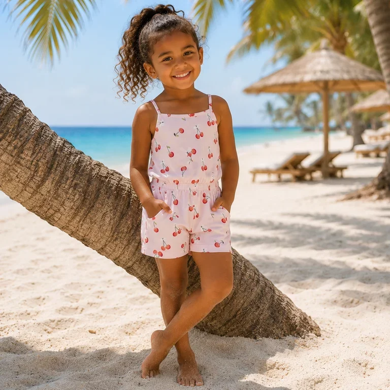 Jumpsuit Vigga (cradle pink cherries)