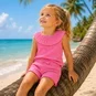 Name It Topje rib SLIM FIT Jessia (pink drink)