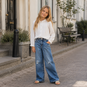 Name It Jeans WIDE LEG Rose (dark blue denim)
