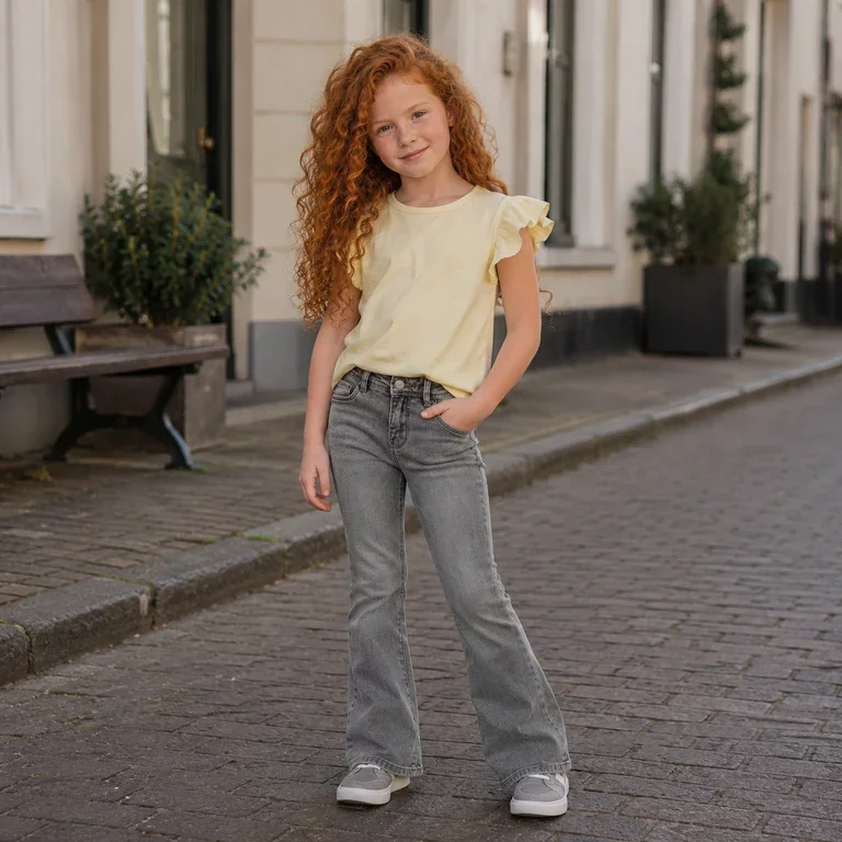 Jeans SKNNY BOOTCUT Polly (light grey denim)