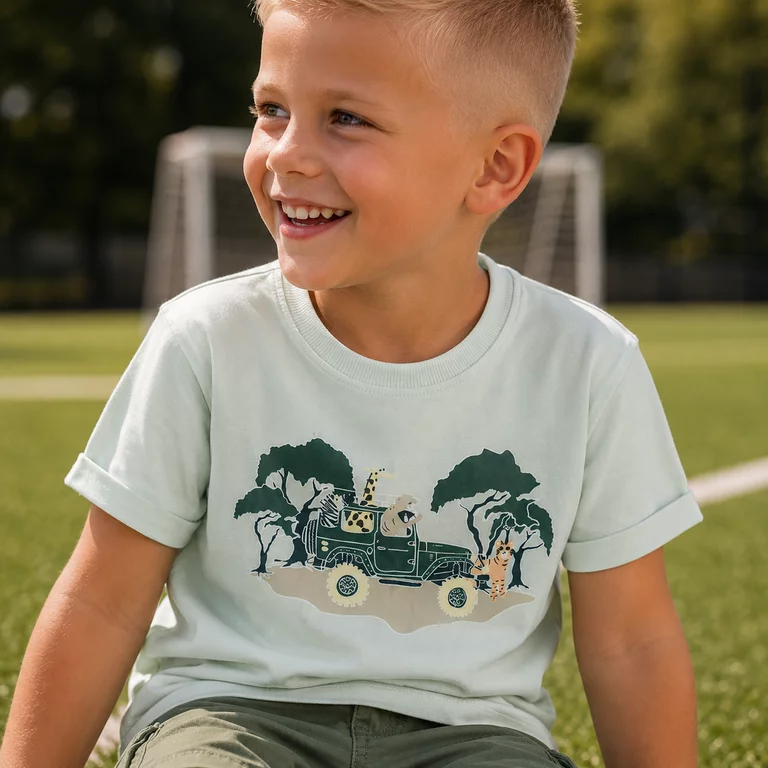 OP=OP! T-shirt Vux (pale aqua drive)