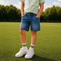 Name It Korte broek STRAIGHT FIT Ryan (medium blue denim)