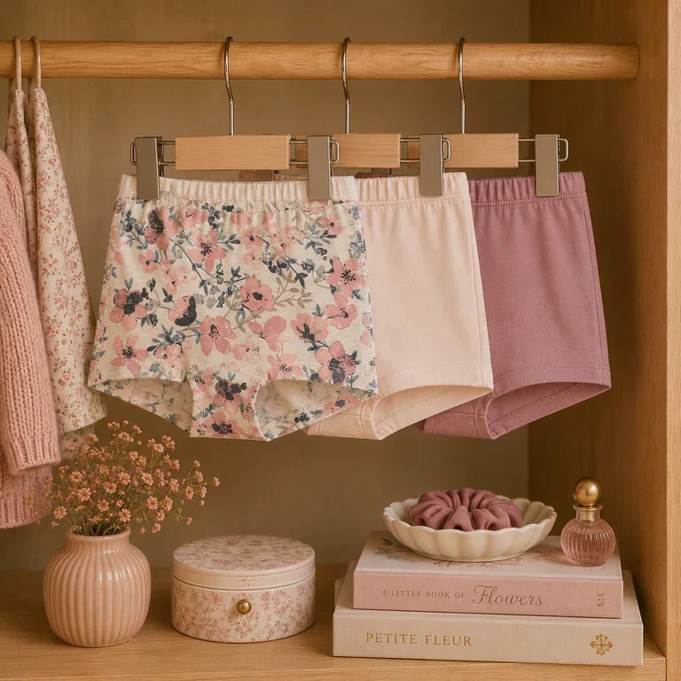 Drie onderbroekjes (nostalgia rose)