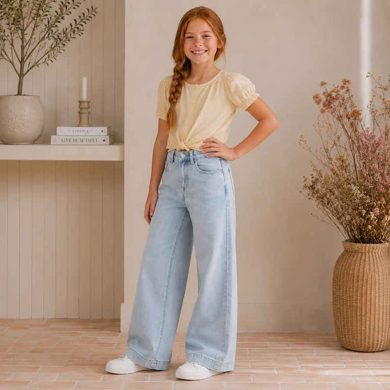 Jeans WIDE FIT Rose (light blue denim)